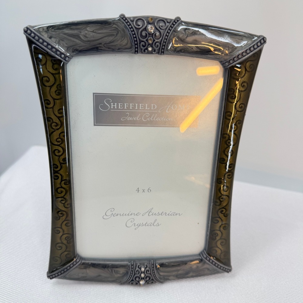 Sheffield Home Coquette Picture Frame Set Pewter Victorian Dark Academia 5x7 4x6 - Picture 11 of 15